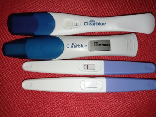 Falso test de embarazo positivo clearblue