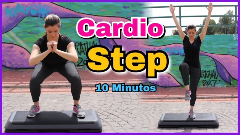 Aerobic step gimnasia en casa para bajar de peso