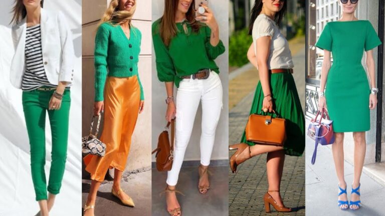Colores que combinan con el verde en ropa